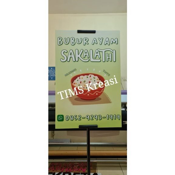 Impraboard Sign | Business Nameplate | Impraboard+tripod | Shopee ...