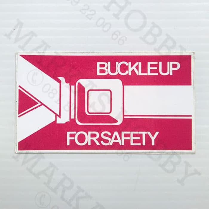 Sticker / Sticker Buckle Up (Warning Sign) | Shopee Philippines