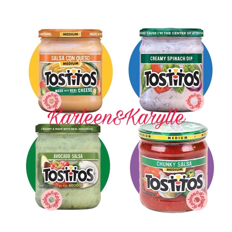 Tostitos Dip Assorted Flavors/Creamy Spinach Dip / Chunky Salsa / Salsa