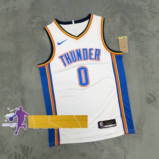 OKLAHOMA CITY THUNDER RUSSELL WESTBROOK NIKE SWINGMAN NBA BASKETBALL JERSEY  XL