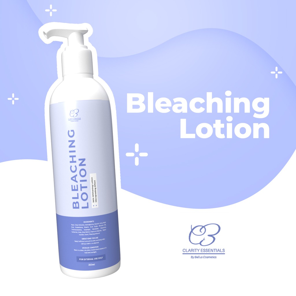 Bleaching Lotion with Micropeeling Effect Clarity Essentials Whitening Lotion Shopee