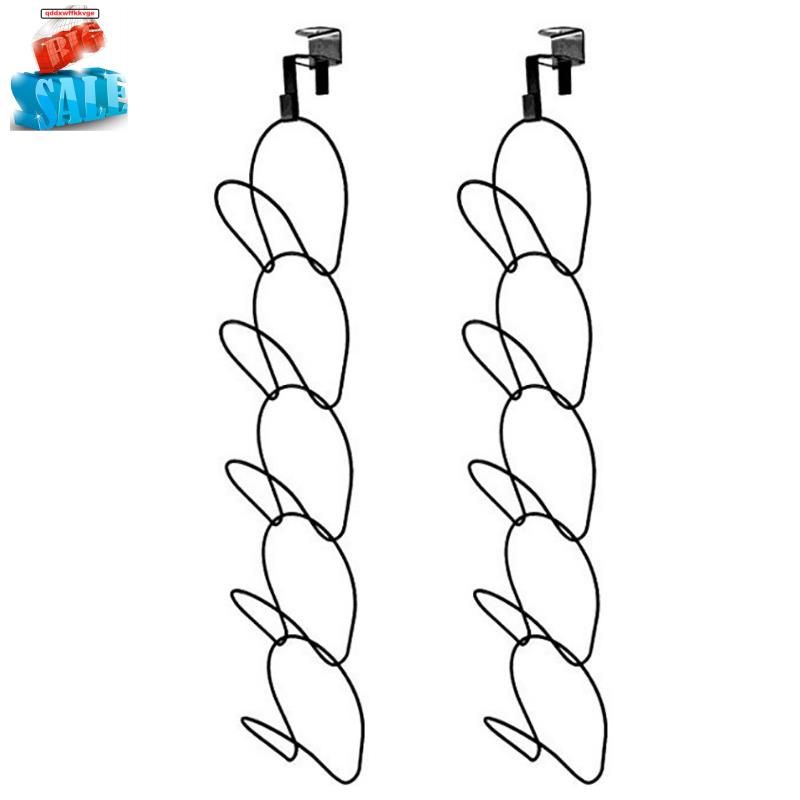 Cap Rack 2 Pack Holds Up to 10 Caps Baseball Cap Holder Ball Caps