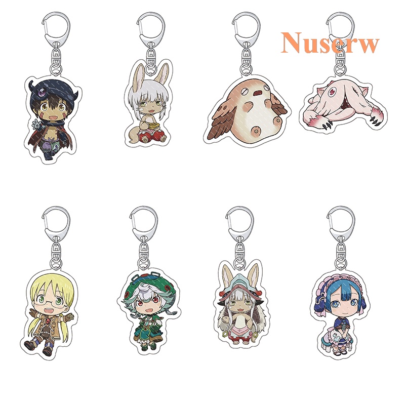 Nuserw Anime Made In Abyss Nanachi Acrylic Keychains Pendant Holder ...