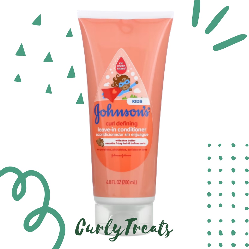 CGM APPROVED Johnson's Baby Kids Curl Defining Shampoo and Curl
