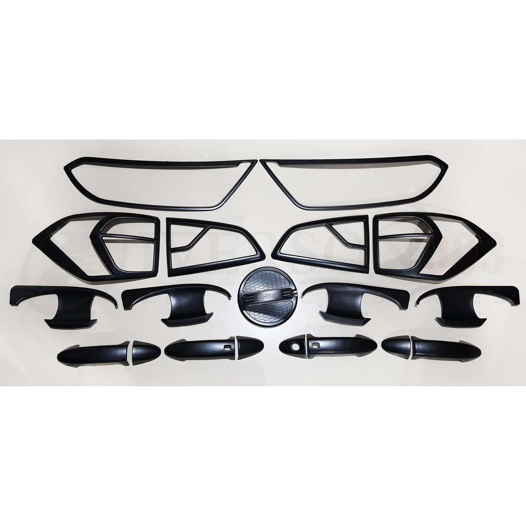 Ford Ecosport 2019 Combo Garnish Cover Set (Black) Shopee Philippines