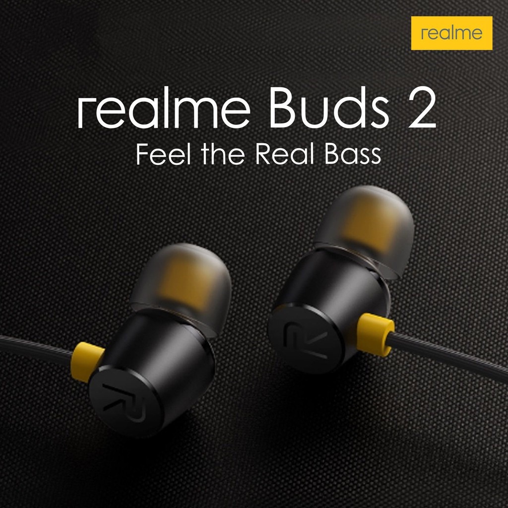 Realme Buds Wired Magnetic Earphone R20 Bass Subwoofer Stereo  Headset In-ear Earbud