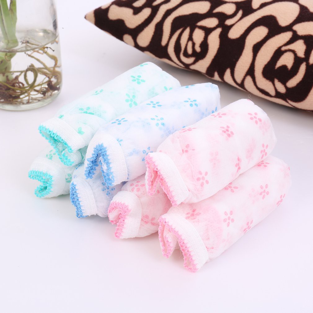 7 Pcs Disposable Panties Wrapped Travel Paper Underwear