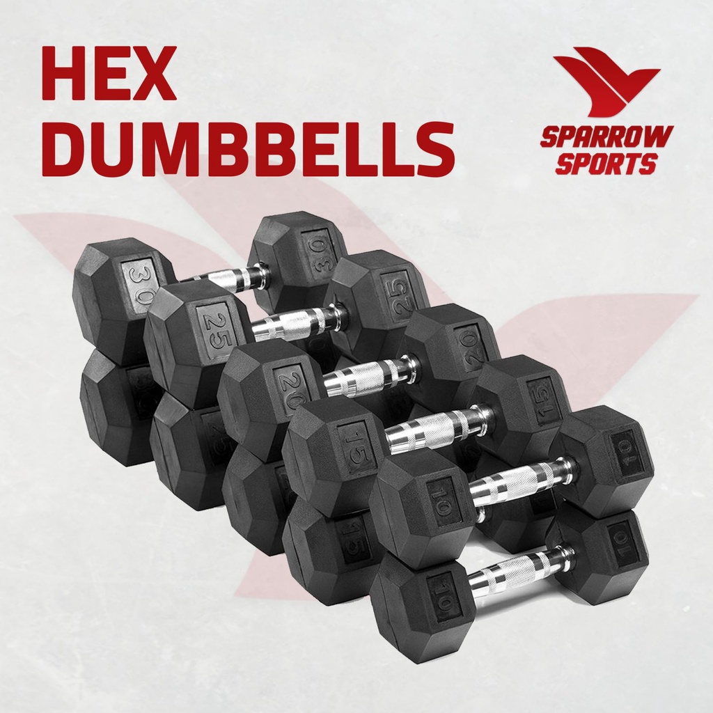 Cap barbell set of 2 hex rubber dumbbell with metal handles hot sale