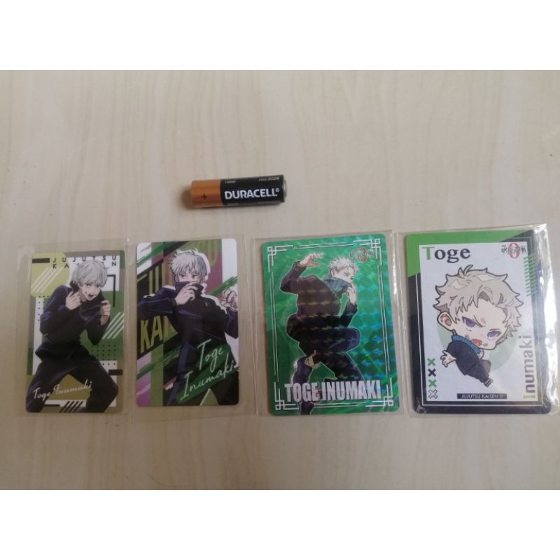 Jujutsu Kaisen - Toge Inumaki Official Cards | Shopee Philippines