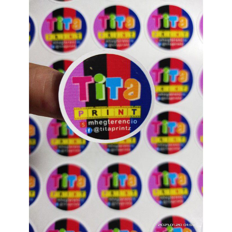 Personalized Product Sticker Label Machine Cut | Shopee Philippines