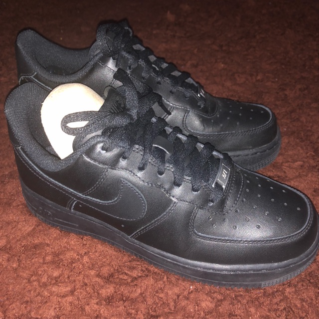 Nike air force on sale 1 black size 7.5