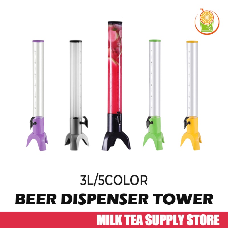 Stock Preferred Beer Tower Dispenser Drink Beverage Bar Tools 3L