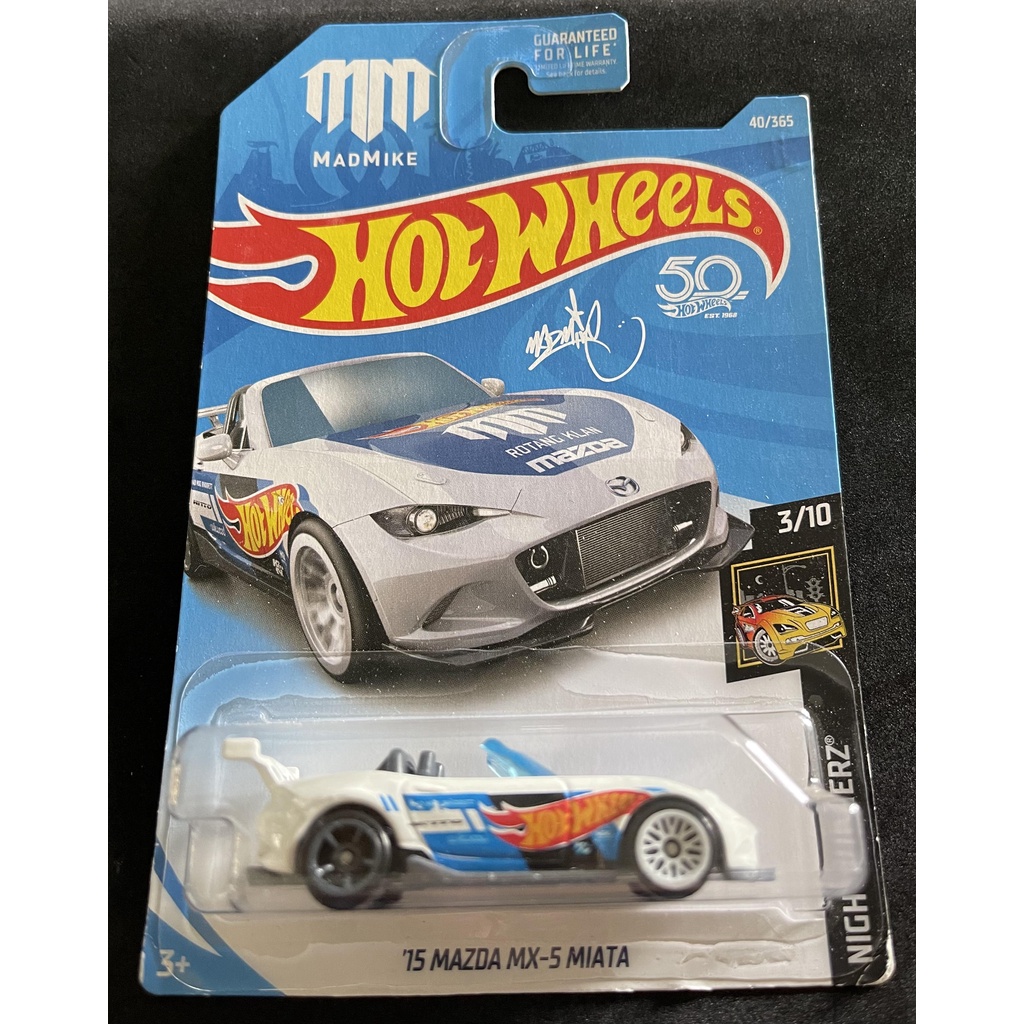 Hot Wheels Nightburnerz Mazda Mx Miata White Shopee Philippines