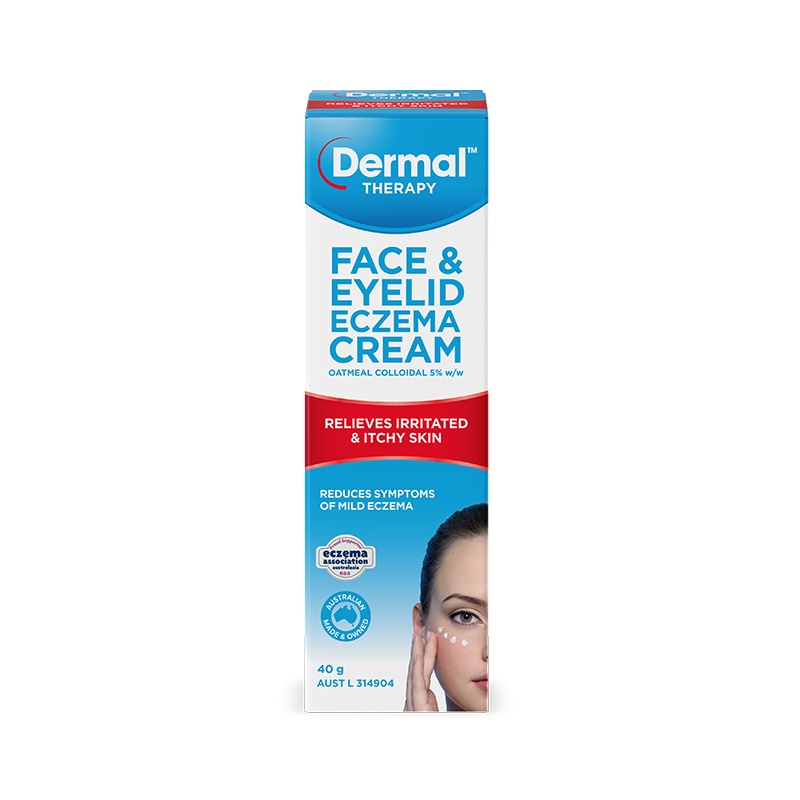 Dermal Therapy Face and Eyelid Eczema Cream 40g For Dry Irritated Itchy