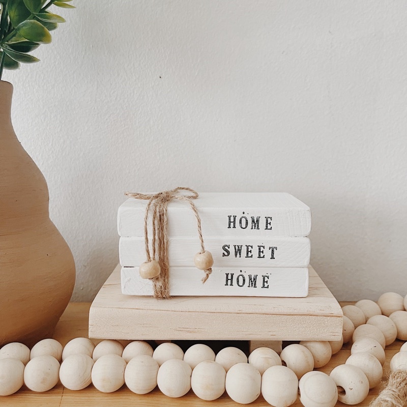 Wooden Mini Book Stack (Maggie) | Shopee Philippines
