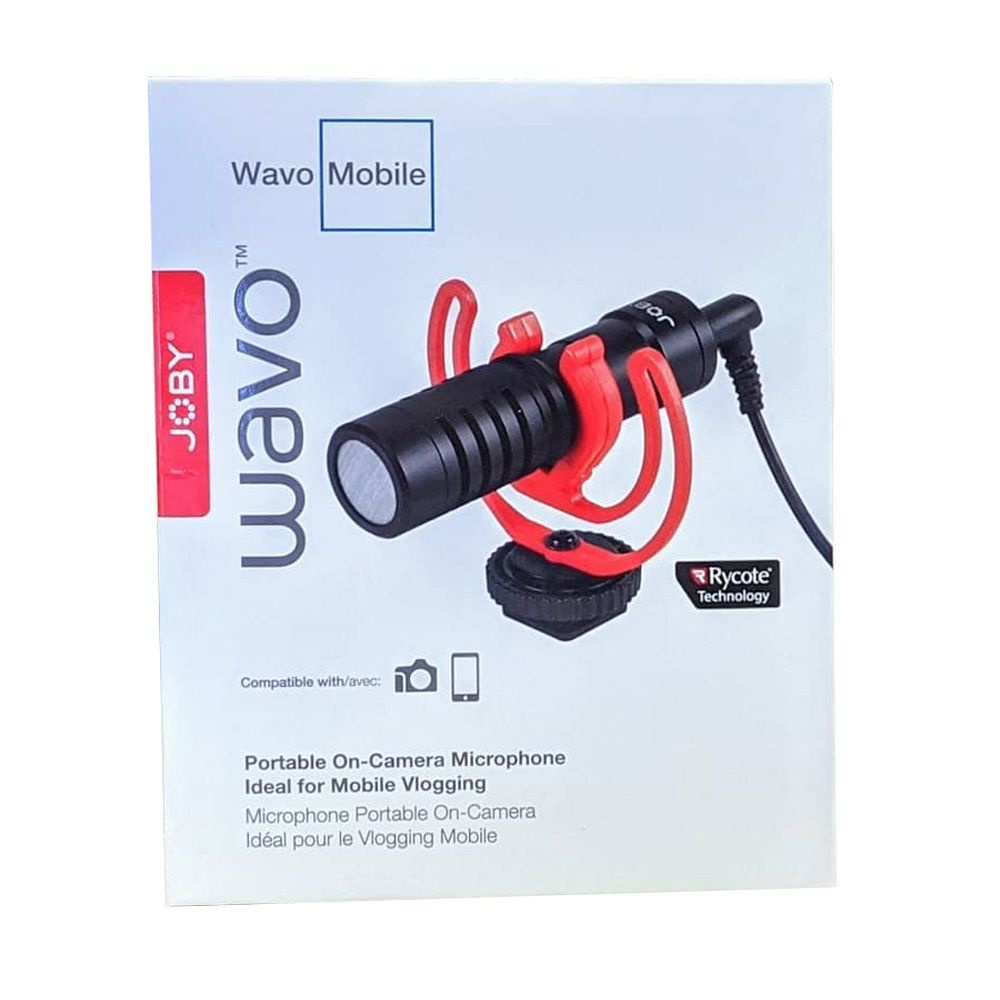 JOBY Wavo Mobile Portable OnCamera Microphone for Mobile Vlogging