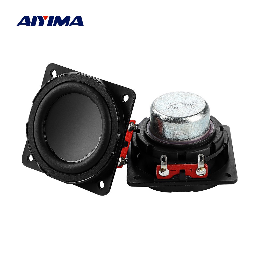 AIYIMA 2Pcs 2 Inch Bass Audio Apeaker Driver 53mm 4 Ohm 15W Multimedia ...