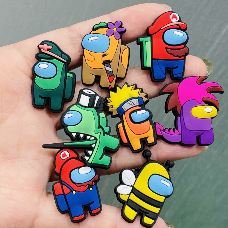 Among Us Jibbitz Crocs Pins for shoes bags High quality cod Shopee
