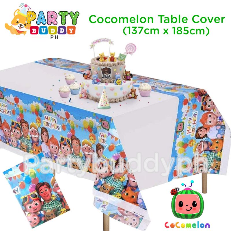 Table Cover Rectangle Table 6 Seater 137cm x 185cm PartyBuddyPH Shopee Philippines