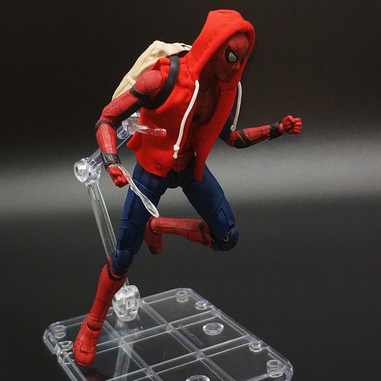 Shf Spider-man Figure Hero Expedition Figma Venom Model Movable Doll 