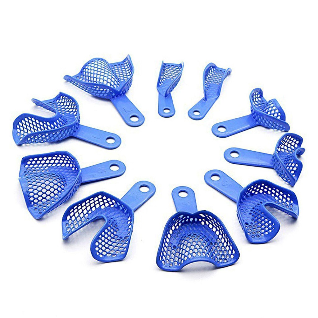 Dental Impression Trays Denture Model Materials 5 Sizes | Shopee ...