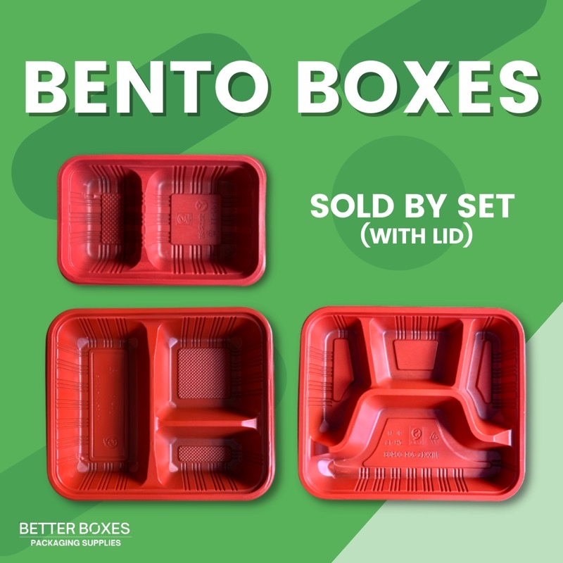 [25s] Bento Boxes with Compartment (2D,3D & 4D) | Shopee Philippines
