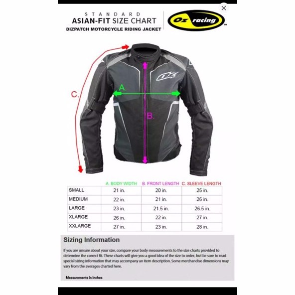 OZ Racing Rookie Mc Riding Jacket Shopee Philippines