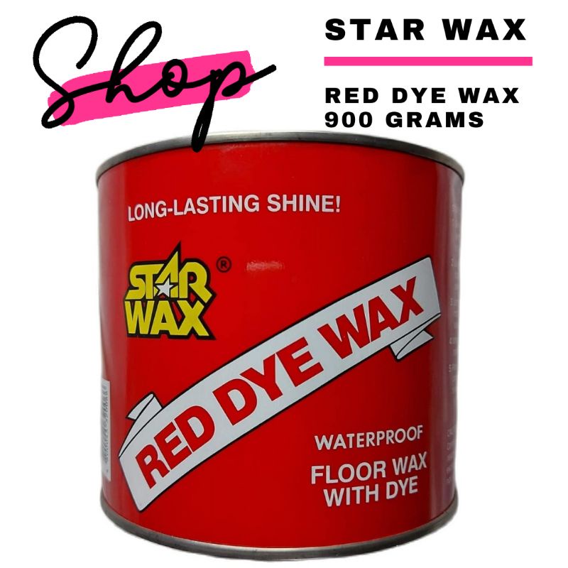 900 Grams Star Wax Red Dye Wax Floorwax For Long Lasting Shine