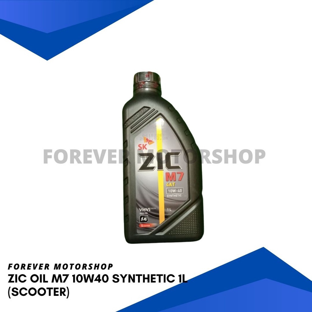 ZIC Oil M7 10W40 SYNTHETIC 1L (SCOOTER) | Shopee Philippines