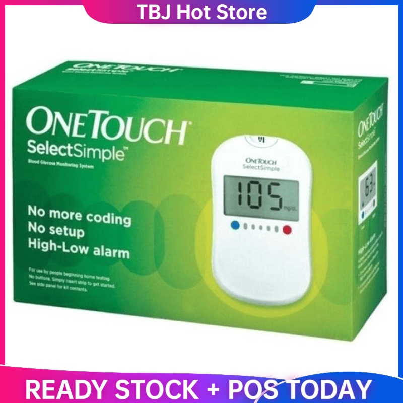 one touch glucometer set blood sugar monitoring kit sugar monitoring ...