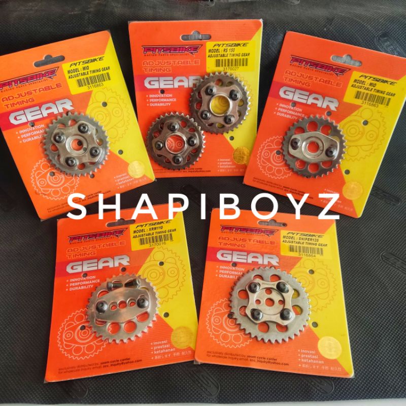 pitsbike adjustable timing gear (mio sporty/soulty/mio 115/xrm110