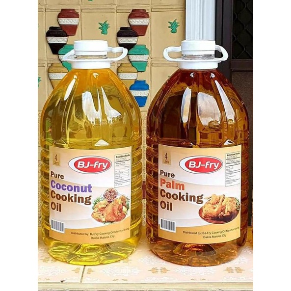 BJ Fry Coconut Cooking Oil in 4 liters Shopee Philippines