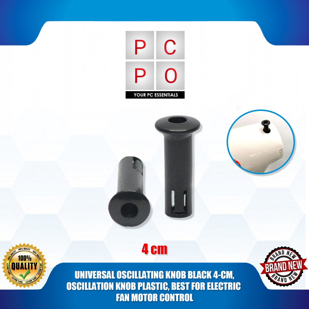 UNIVERSAL OSCILLATING KNOB BLACK 4CM, OSCILLATION KNOB PLASTIC, BEST