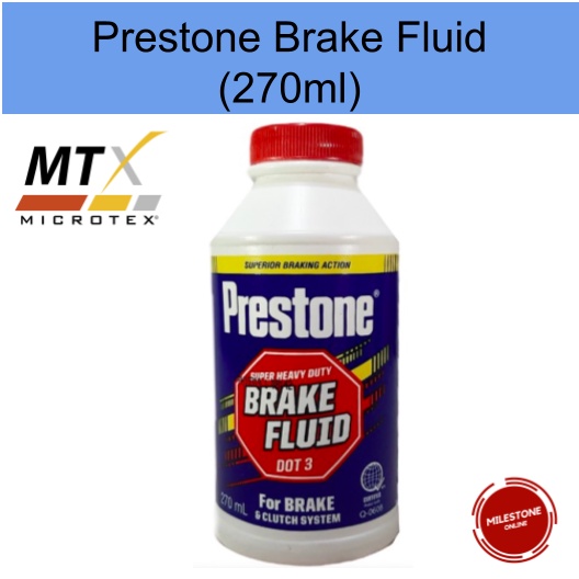 Prestone Brake Fluid (270ml) Shopee Philippines