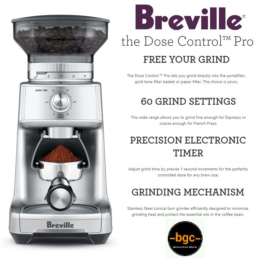 Breville Dose Control Pro Burr Grinder 