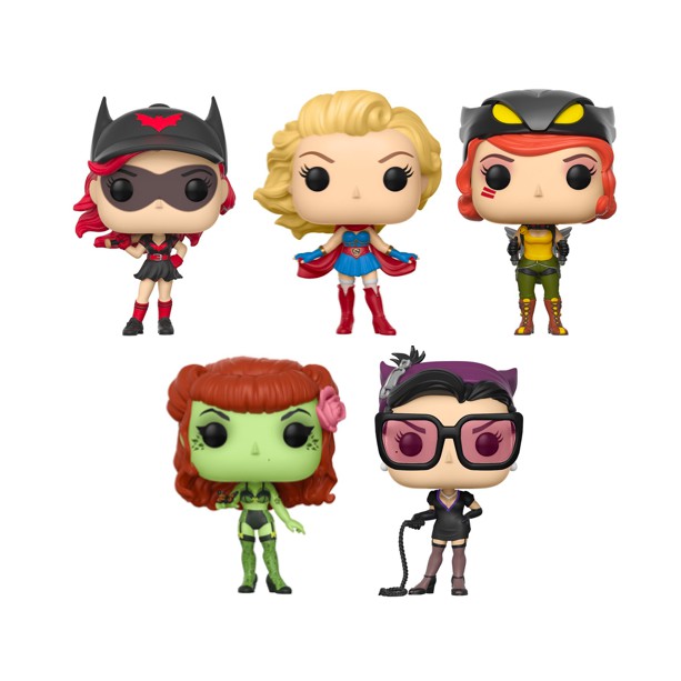 Funko Pop DC Bombshells Batwoman Supergirl Hawkgirl Poison