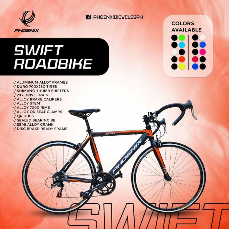 Phoenix swift road bike specs new arrivals