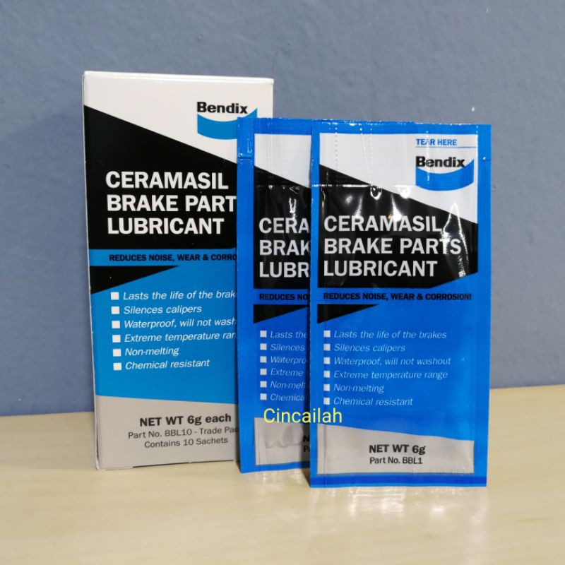 Bendix Ceramasil Brake Caliper Pin Grease 6g Shopee Philippines