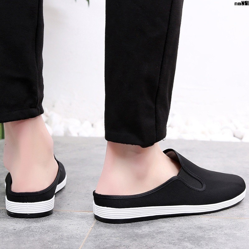 Mens slippers without outlet backs