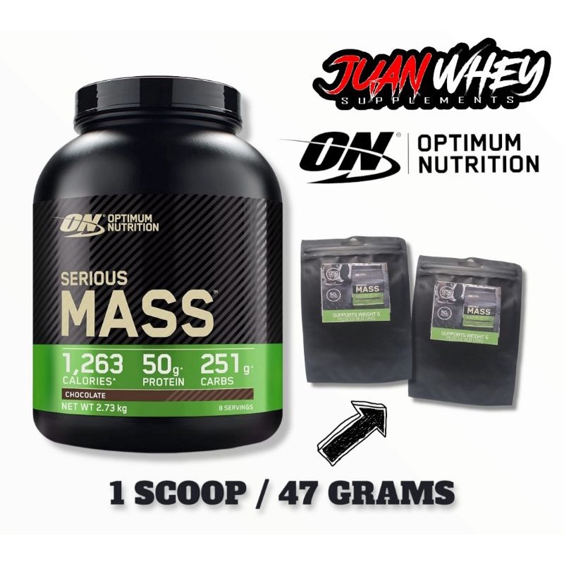 OPTIMUM NUTRITION SERIOUS MASS - MASS GAINER WHEY PROTEIN WEIGHT GAINER ...