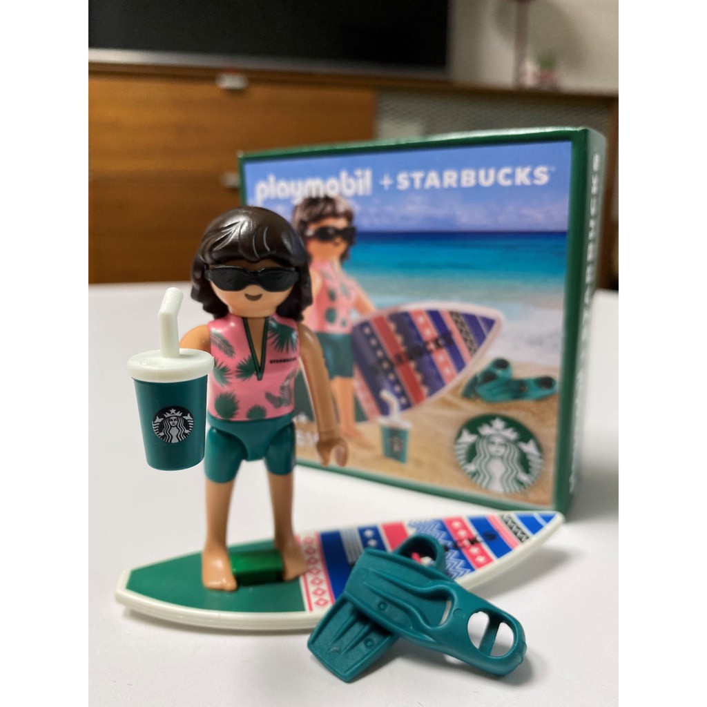 Starbucks Korea 2021 Playmobil Card +playmobil+sticker Collection - Foto 9