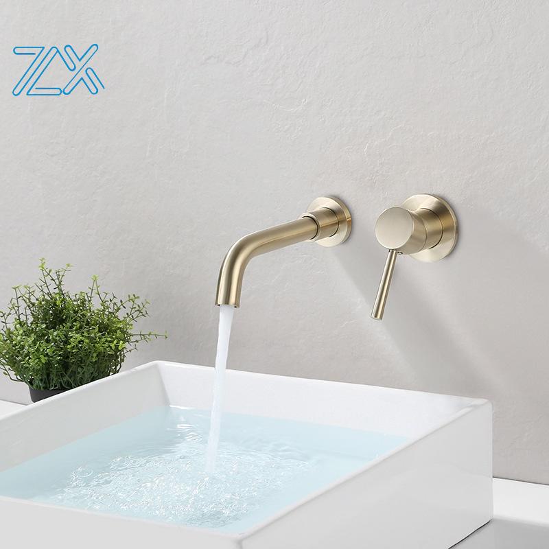 Concealed Peak Nest Anti-Detection Water Wall-Mounted Faucet Washbasin ...