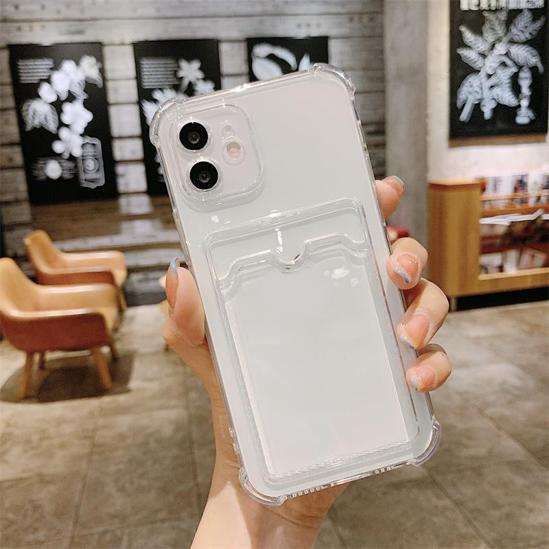 Soft Tpu Card Holder Phone Case for Xiaomi Redmi 9A A1 10A 10 10C 9C ...