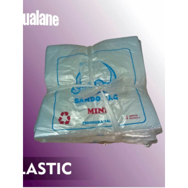 BIODEGRADABLE Plastic Clear Sando Bag 500 PCS Shopee