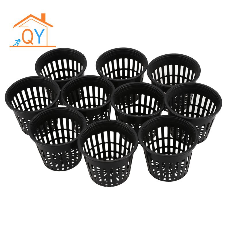 10 Pcs 3 Inch Heavy Duty Mesh Pot Net Cup Basket Hydroponic Aeroponic