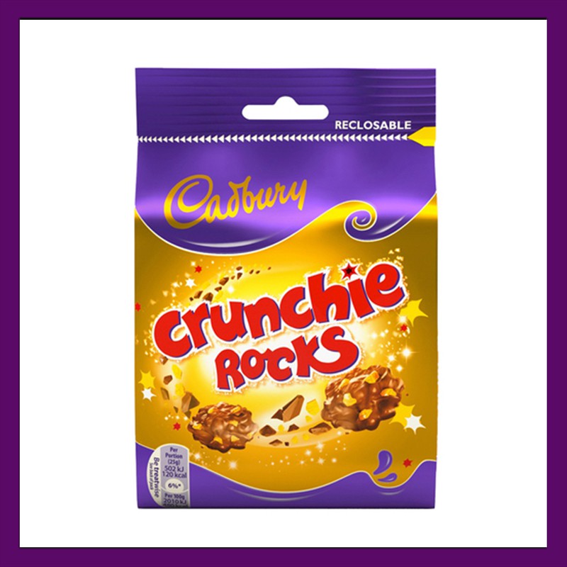 Cadbury Crunchie Rocks Milk Chocolate 110g | Shopee Philippines