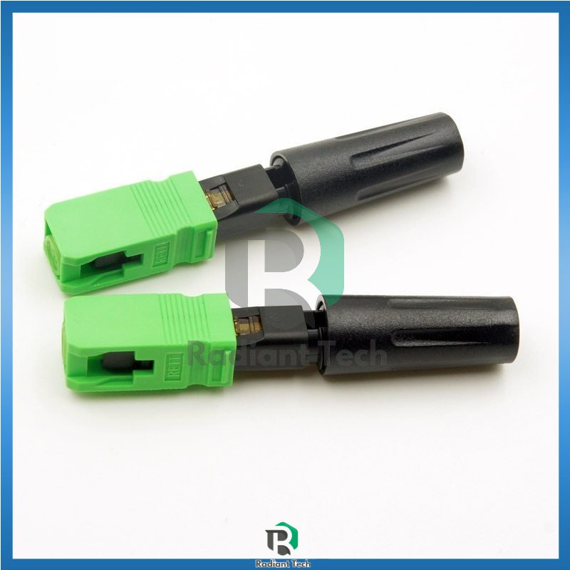 10PCS SC/APC FTTH Fiber Optic Field Fast Quick Assembly Fast Connector ...
