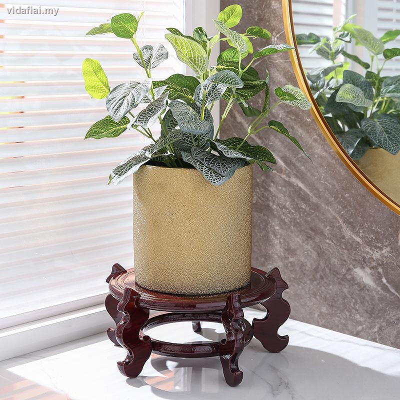 Solid wood flower stand, pot base, fish tank modern and simple floor