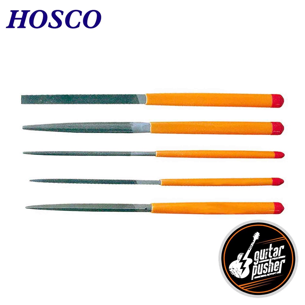 Hosco Tl-Sff5 5 Pc Standard File Set (Flat, Half-Round, Round, Square ...
