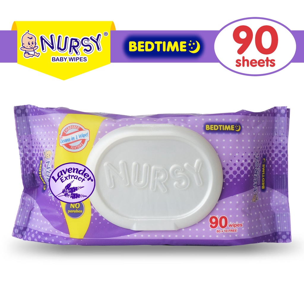 Nursy Baby Wipes Bedtime 90s Shopee Philippines
